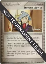 Steven's Advice - 2008 (Dylan Lefavour) (83/108), World Championship Decks — Pokémon card price