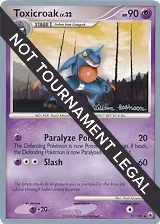 Toxicroak - 2008 (Tristan Robinson) (31/100), World Championship Decks — Pokémon card price