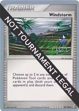 Windstorm - 2008 (Dylan Lefavour) (85/100), World Championship Decks — Pokémon card price