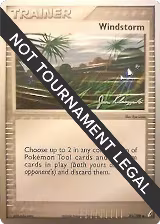 Windstorm - 2008 (Jason Klaczynski) (85/100), World Championship Decks — Pokémon card price