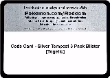 Code Card - Silver Tempest 3 Pack Blister [Togetic] — card price