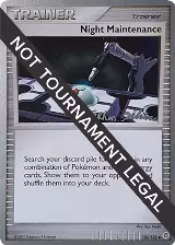 Night Maintenance - 2009 (Stephen Silvestro) (120/132), World Championship Decks — Pokémon card price