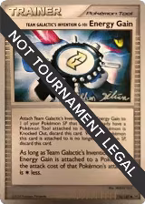 Team Galactic's Invention G-101 Energy Gain - 2009 (Stephen Silvestro) (116/127), World Championship Decks — Pokémon card price
