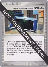 Team Galactic's Invention G-109 SP Radar - 2009 (Tsubasa Nakamura) (96/111), World Championship Decks — Pokémon card price