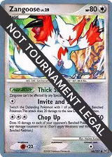 Zangoose - 2009 (Jason Martinez) (66/127), World Championship Decks — Pokémon card price