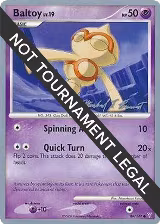 Baltoy - 2010 (Michael Pramawat) (89/147), World Championship Decks — Pokémon card price