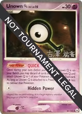 Unown [Q] - 2010 (Yuka Furusawa) (49/100), World Championship Decks — Pokémon card price