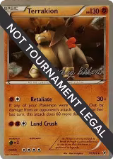 Terrakion - 2012 (Zachary Bokhari) (73/101), World Championship Decks — Pokémon card price