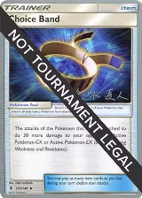Choice Band - 2017 (Naoto Suzuki) (121/145), World Championship Decks — Pokémon card price