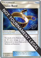 Choice Band - 2017 (Zachary Bokhari) (121/145), World Championship Decks — Pokémon card price