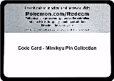 Code Card - Mimikyu Pin Collection — card price
