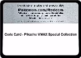 Code Card - Pikachu VMAX Special Collection — card price