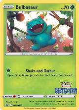 Bulbasaur (Illustration Contest 2022) (SWSH303), Sword & Shield Promo Cards — Pokémon card price