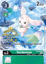 Terriermon (2022 Championship Finals Digimon Tamers Pack) (BT3-046 U) — card price
