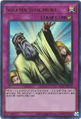 Solemn Judgment (MRD-EN127), Metal Raiders (25th Anniversary Edition) — Yu-Gi-Oh! card price