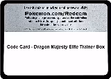 Code Card - Dragon Majesty Elite Trainer Box — card price