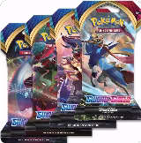 Sword And Shield Base Set Sleeved Booster Pack Art Bundle [Set of 4], Sword & Shield Base Set — Pokémon card price