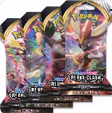 Rebel Clash Sleeved Booster Pack Art Bundle [Set of 4], Rebel Clash — Pokémon card price
