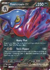 Toxicroak ex - 131/198 (131/198), Scarlet & Violet Base Set — Pokémon card price