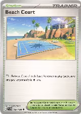 Beach Court (167/198) — card price