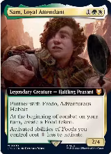 Sam, Loyal Attendant (Extended Art) (90), Commander: The Lord of the Rings: Tales of Middle-earth — Magic card price