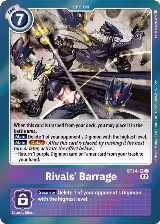 Rivals' Barrage (ST14-12 R) — card price