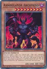Annihilator Archfiend (SGX3-ENE11), Speed Duel GX: Duelists of Shadows — Yu-Gi-Oh! card price