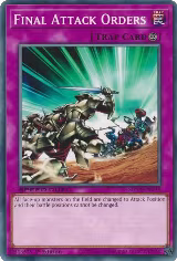 Final Attack Orders (SGX3-ENG19), Speed Duel GX: Duelists of Shadows — Yu-Gi-Oh! card price