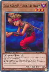 Dark Scorpion - Chick the Yellow (SGX3-ENI01), Speed Duel GX: Duelists of Shadows — Yu-Gi-Oh! card price