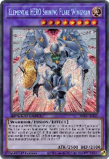Elemental HERO Shining Flare Wingman (Secret Rare) (SGX3-ENI25), Speed Duel GX: Duelists of Shadows — Yu-Gi-Oh! card price