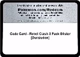 Code Card - Rebel Clash 3 Pack Blister [Duraludon] — card price