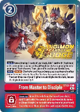 From Master to Disciple (Judge Pack 3) (ST12-15 C) — card price