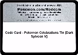 Code Card - Pokemon Celebrations Tin [Dark Sylveon V] — card price