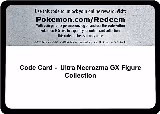 Code Card - Ultra Necrozma GX Figure Collection — card price