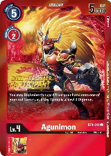 Agunimon - BT4-011 (2023 Regionals Participant) (BT4-011 U) — card price