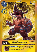 GeoGreymon (2023 Regionals Participant) (BT2-035 C) — card price