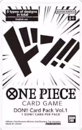 DON!! Card Pack Vol. 1, One Piece Promotion Cards — One Piece card price