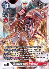 Chaosdramon (X Antibody) (BT12-072 SR) — card price