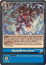 Blazing Memory Boost! (BT10-097 R) — card price