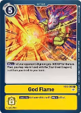 God Flame (EX3-068 C), Revision Pack Cards — Digimon card price