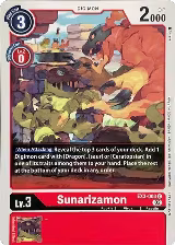 Sunarizamon (EX3-003 C) — card price