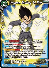 Vegeta, Waiting To See (BT21-114) — card price