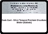 Code Card - Silver Tempest Premium Checklane Blister [Gallade] — card price