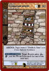 Sinkhole Sam Tapestry (6/12) — card price