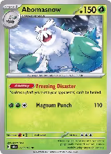 Abomasnow (011/193), Paldea Evolved — Pokémon card price