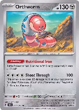 Orthworm (151/193), Paldea Evolved — Pokémon card price