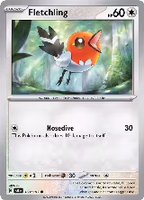 Fletchling (163/193), Paldea Evolved — Pokémon card price