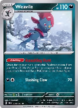 Weavile (134/193) — card price
