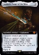 Anduril, Flame of the West (Extended Art) (375), Universes Beyond: The Lord of the Rings: Tales of Middle-earth — Magic card price