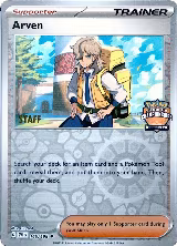 Arven - 166/198 (Regional Championships) [Staff] (166/198), League & Championship Cards — Pokémon card price